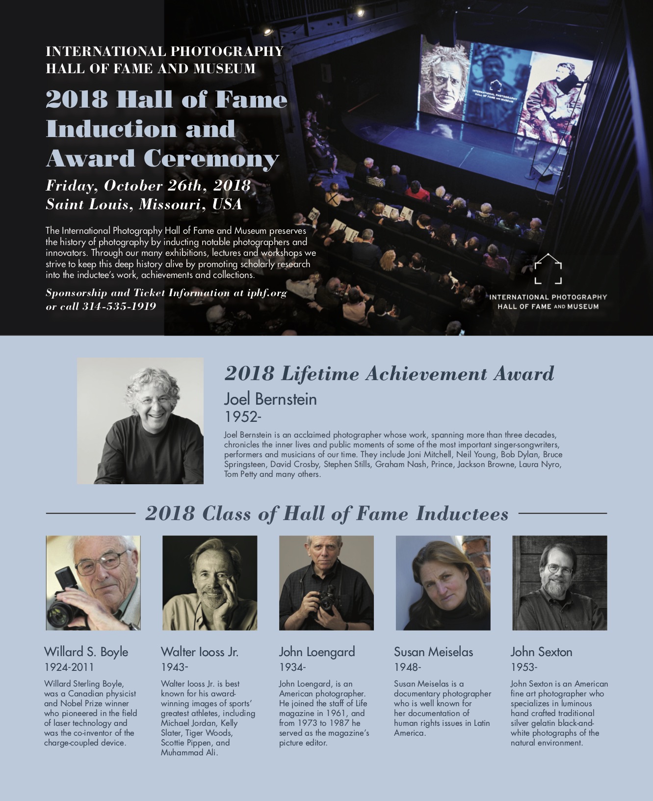 Joel Bernstein - Award